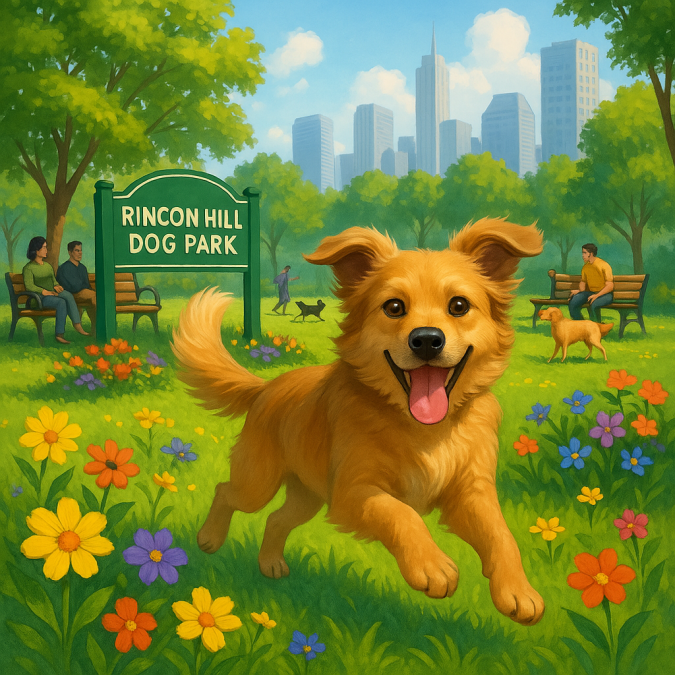 Spring Has Sprung at Rincon Hill Dog Park!