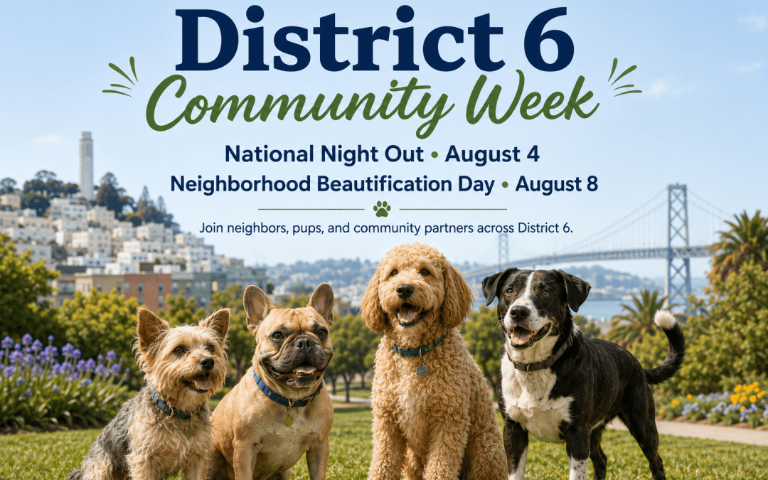 District 6 San Francisco Events: National Night Out and Neighborhood Beautification Day
